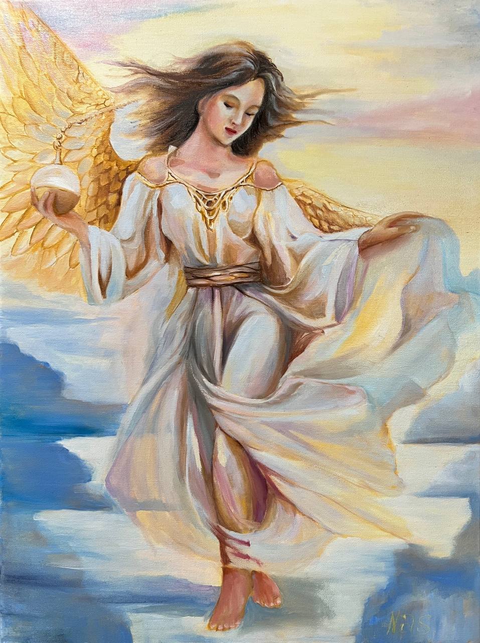 Angel Religious Spiritual Painting