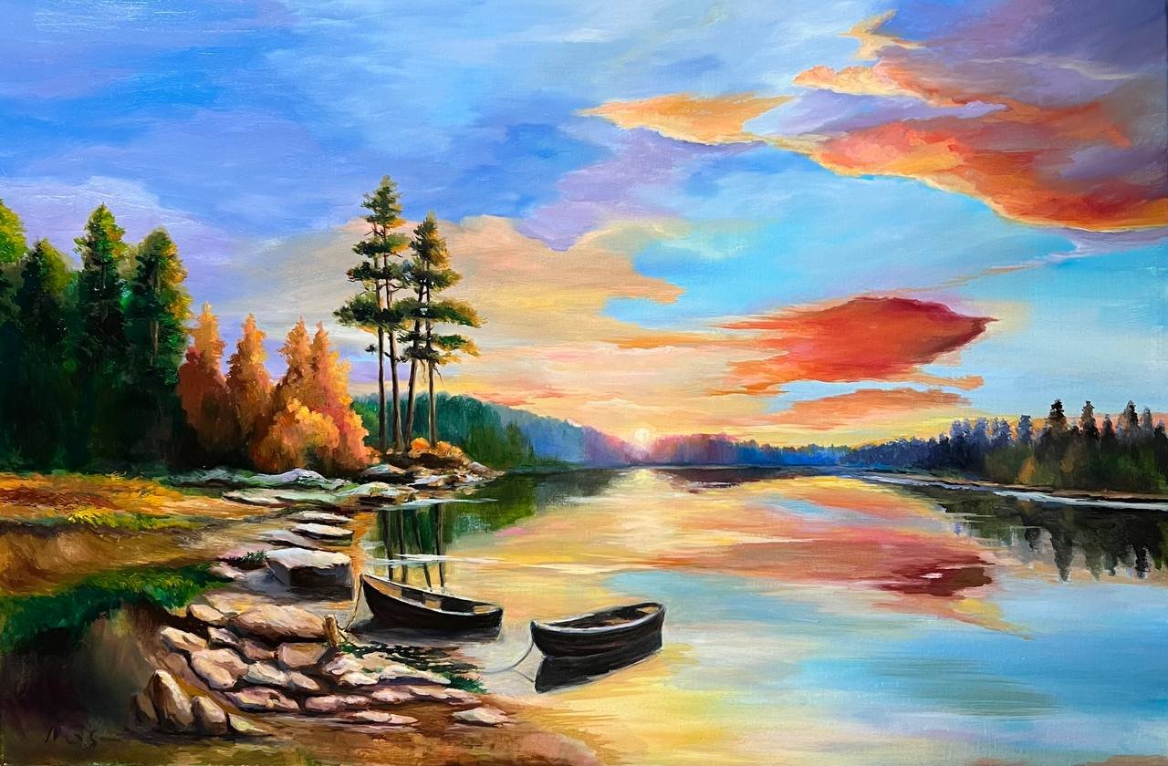 Forest River Painting