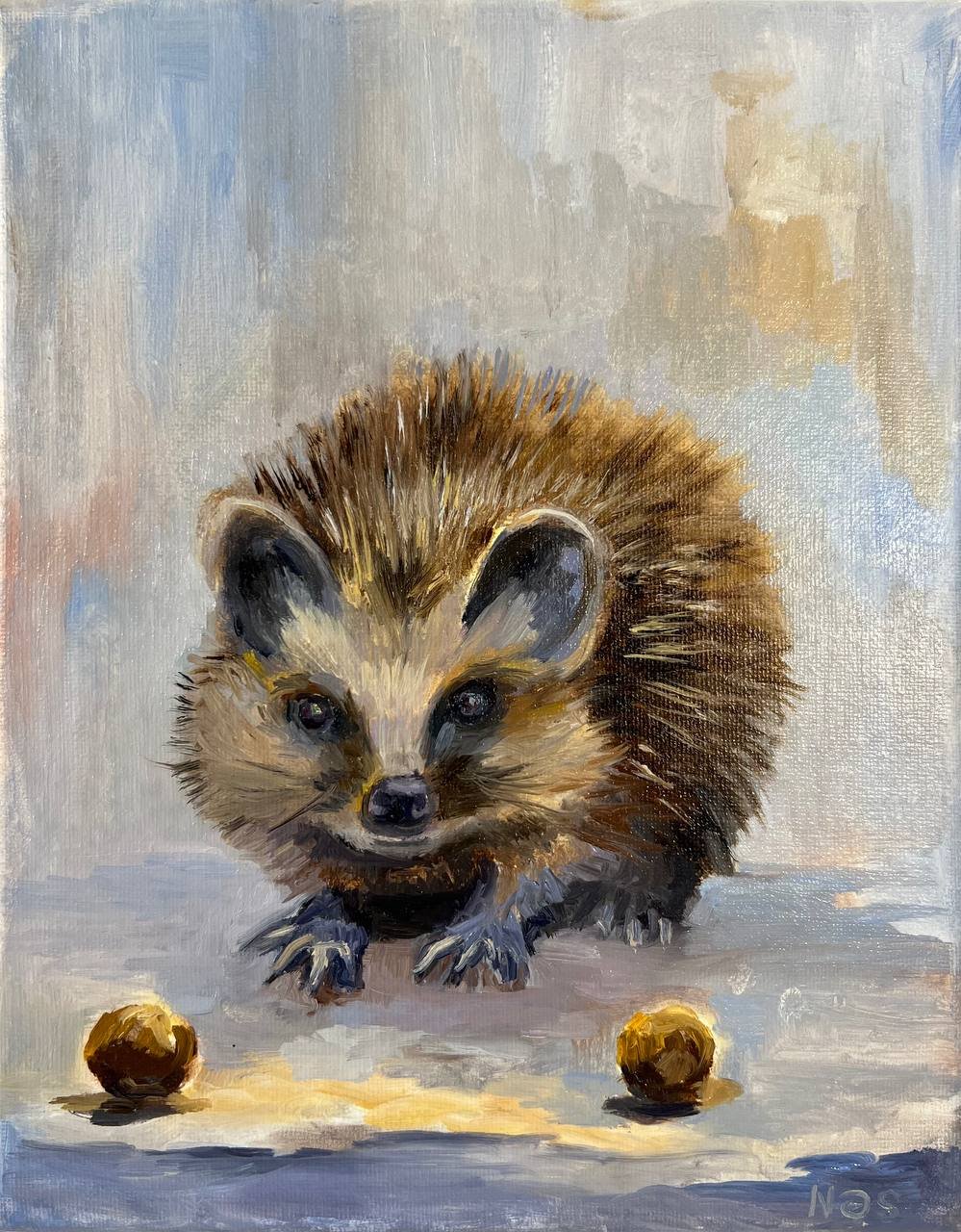 Hedgehog Painting