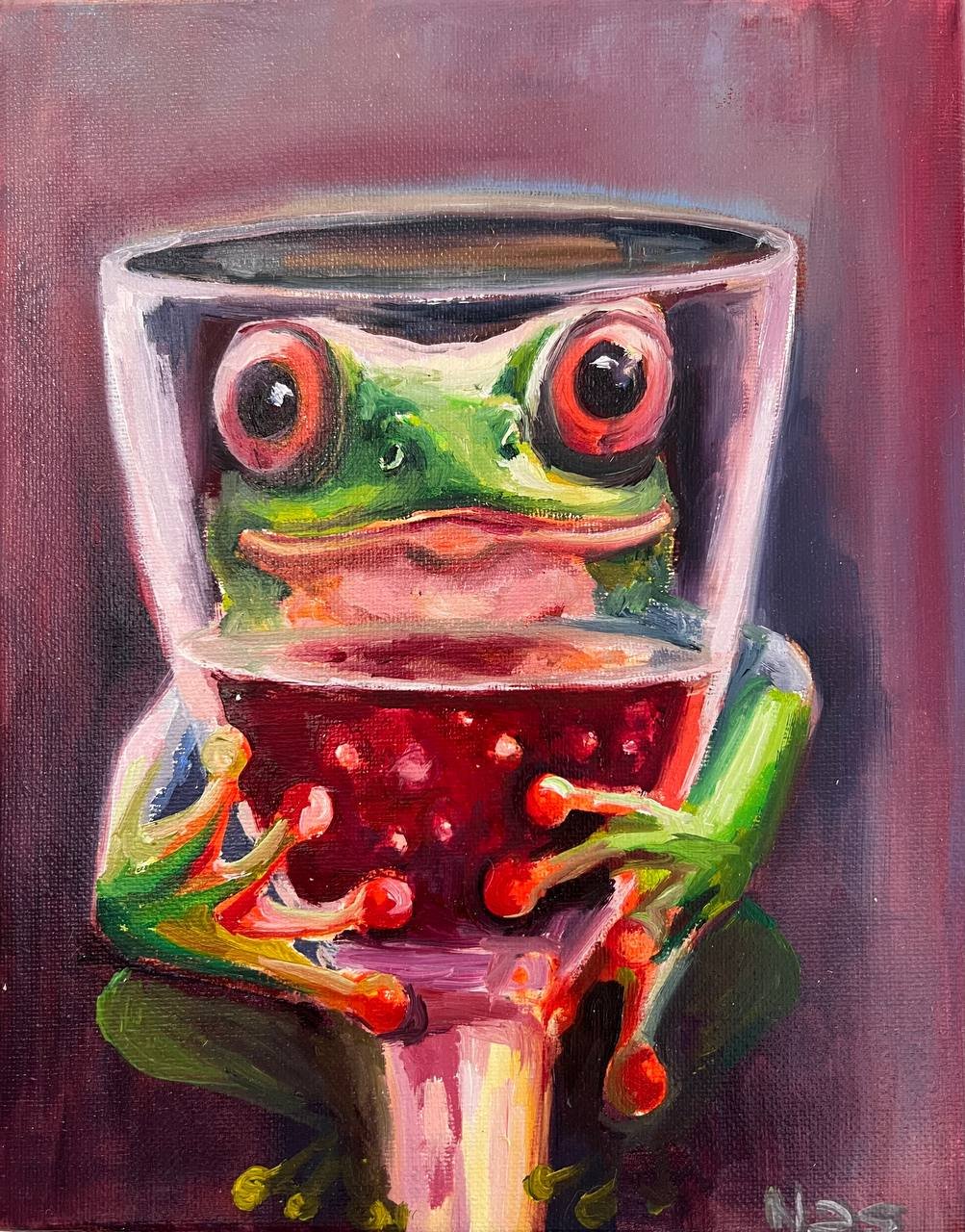 Frog with Martini’s