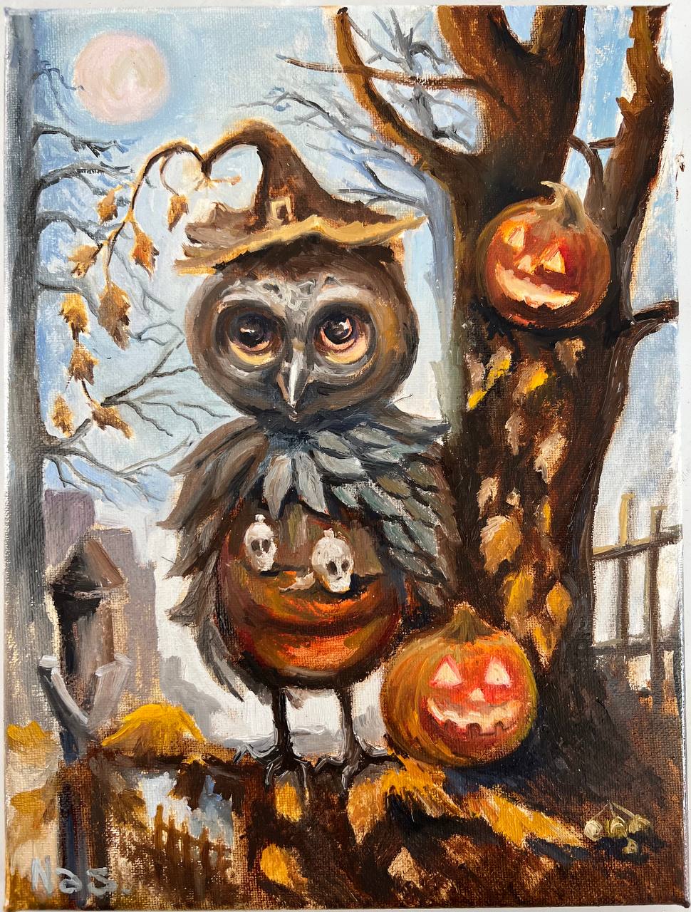 Halloween owl