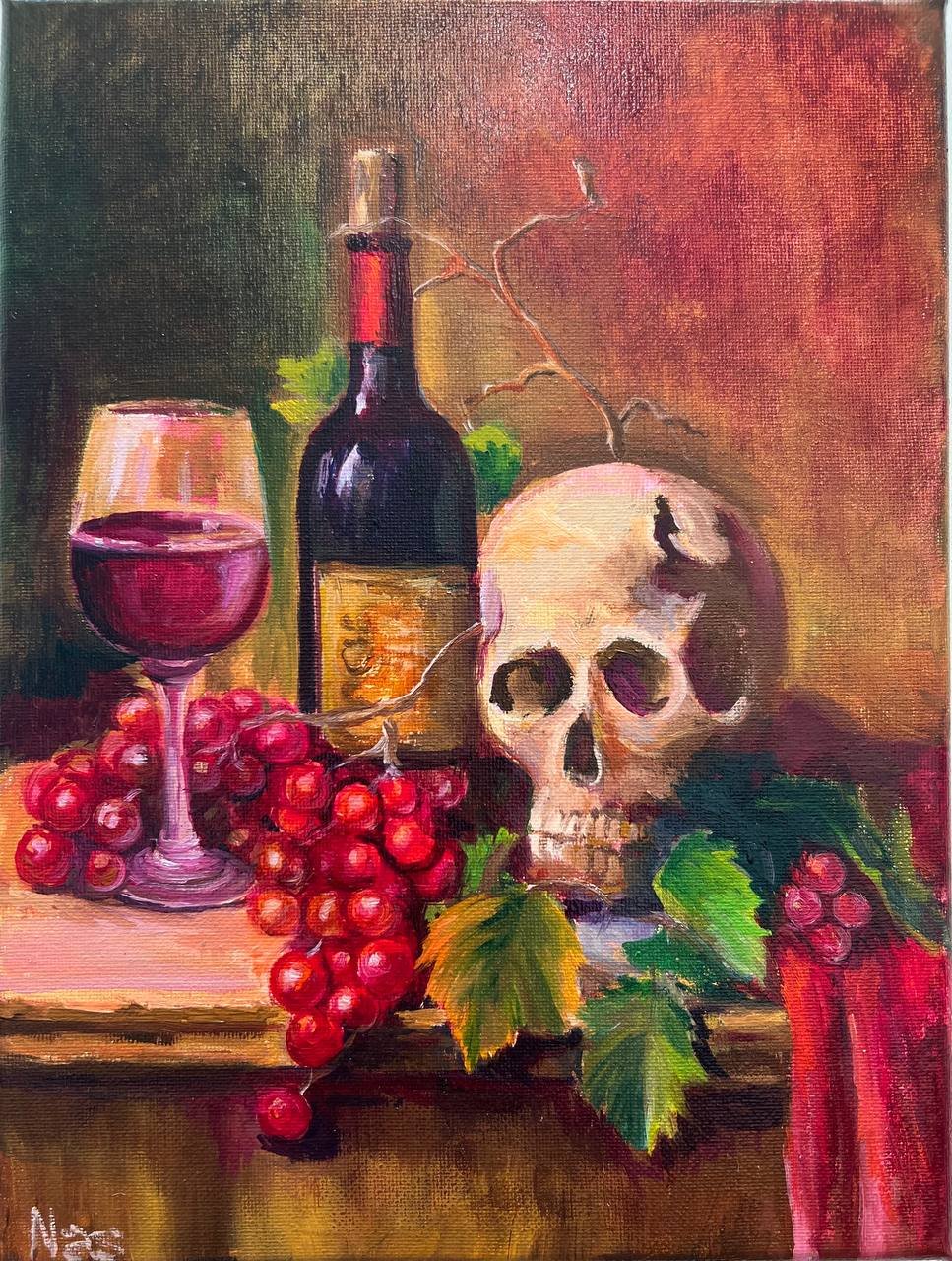 Still life with a Skull