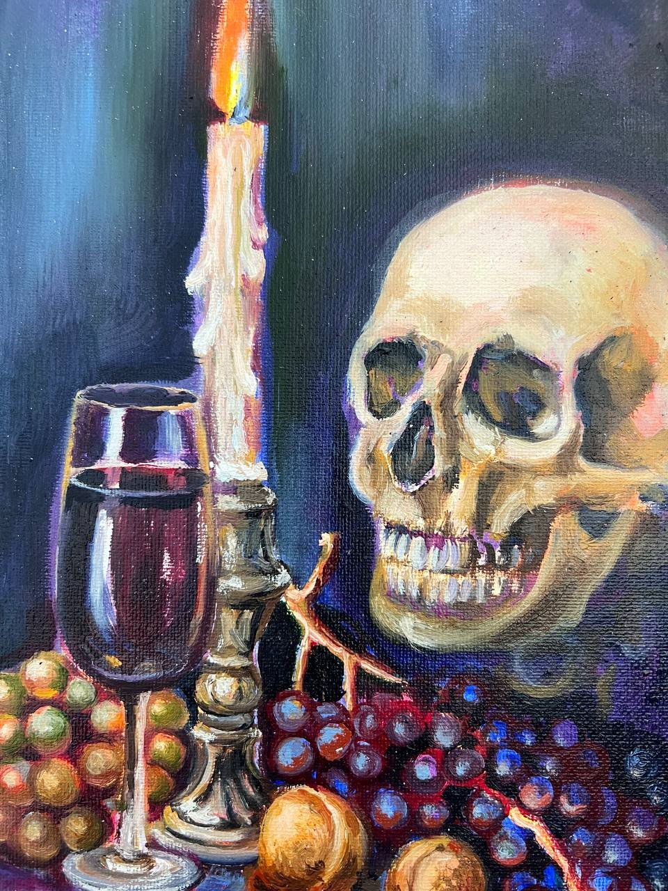 Still life with a Skull