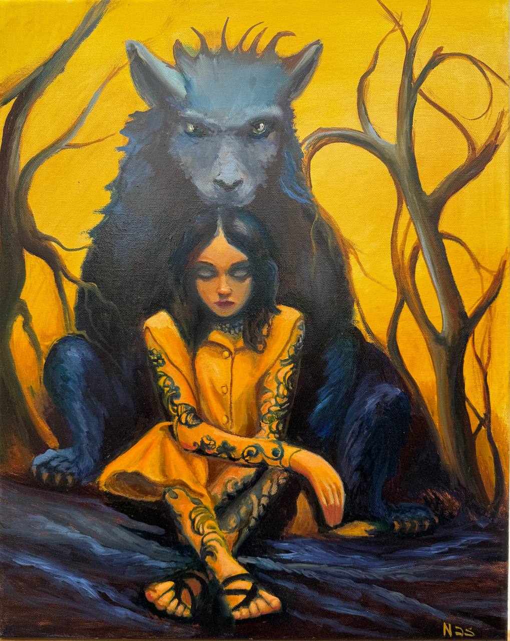 Girl and Wolf