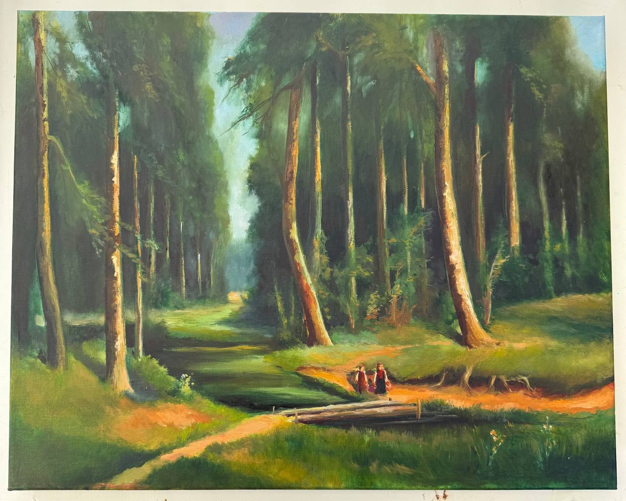 Forest painting